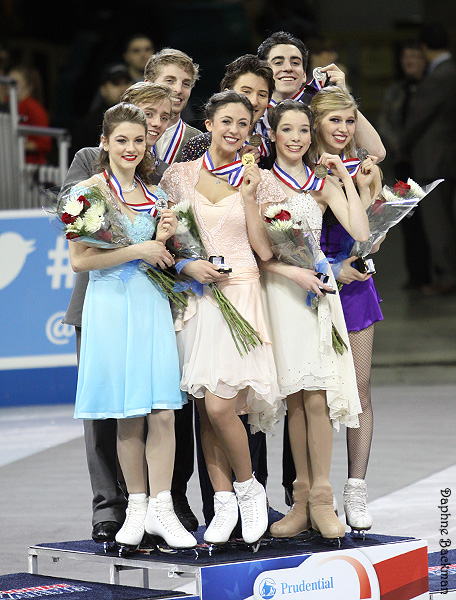 The 2013 U.S. Junior Ice Dance Podium