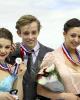 Kaitlin Hawayek & Jean-Luc Baker (Silver) and Alexandra Aldridge & Daniel Eaton (Gold)