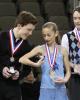 Joseph Johnson checks out Chloe Lewis' pin