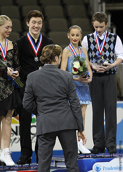 Tory Patsis & Joseph Johnson (L) and Chloe Lewis & Logan Bye (R)