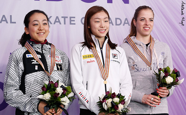 2013 World Championships Ladies Medalists