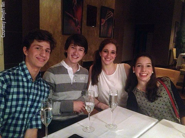 Ross Gudis, Quinn Carpenter, Elliana Pogrebinsky & Lorraine McNamara - Team USA