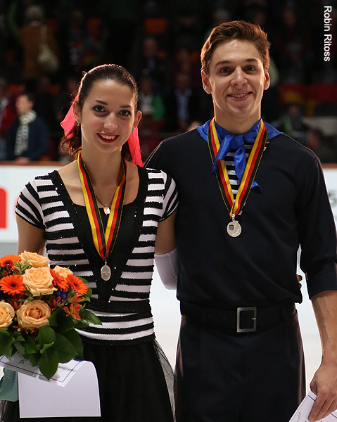 Silver Medalists Ksenia Monko & Kirill Khaliavin (RUS)