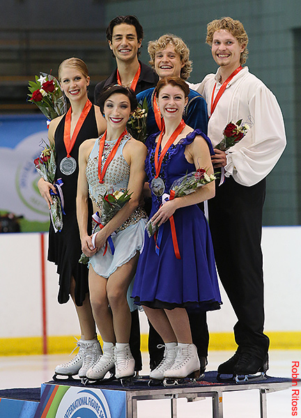 The 2013 U.S. International Figure Skating Classic Dance Podium