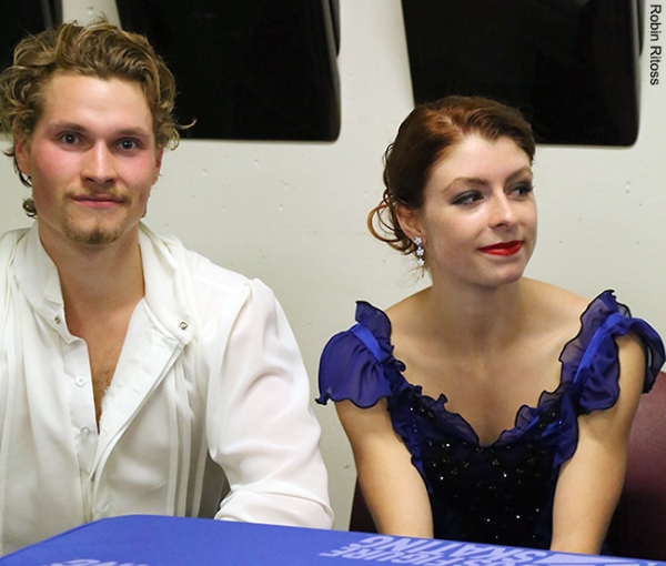 Nicole Orford & Thomas Williams (CAN) after the Free Dance