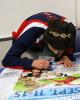 Meryl Davis (USA) after the Free Dance