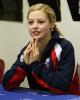 Gracie Gold (USA) after the Short Program