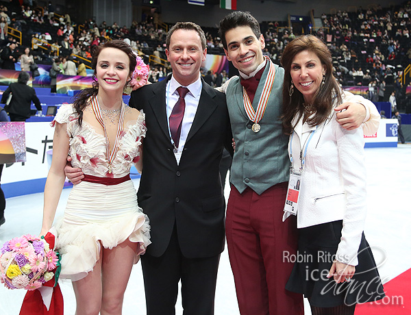 Anna Cappellini & Luca Lanotte (ITA) with Igor Shpilband and Adrienne Lenda