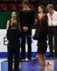 Anna Yanovskaya & Sergey Mozgov (RUS) receive their medals