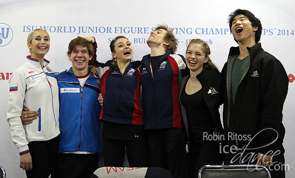 Yanovskaya & Mozgov (RUS), Hawayek & Baker (USA), and Edwards & Pang (CAN)