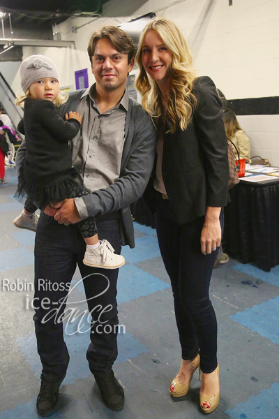 Angela Nikodinov and Ivan Dinev (& daughter)