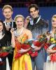 Chock & Bates (USA) - silver, Weaver & Poje (CAN) - gold, and Papadakis & Cizeron (FRA) - bronze