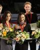 Gold- Madison Chock & Evan Bates (USA); Silver - Elena Ilinykh & Nikita Katsalapov (RUS); Bronze - Penny Coomes & Nick Buckland (GBR)