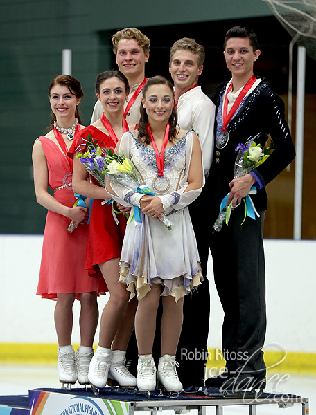 Aldridge & Eaton (gold), Orford & Williams (silver) and Cannuscio & McManus (bronze)