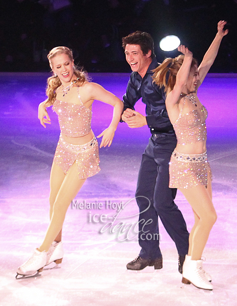 Kaitlyn Weaver, Scott Moir, and Ashley Wagner