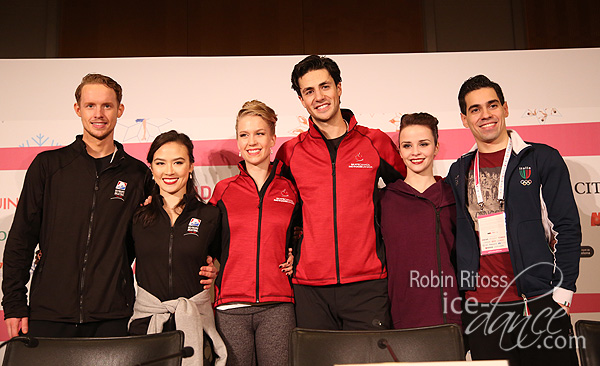 Top 3 after Short Dance