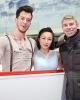Emi Hirai & Marien de la Asuncion (JPN) with coach Olivier Schoenfelder