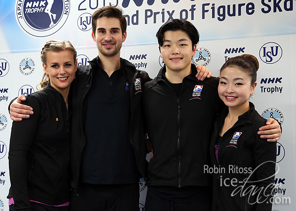 Madison Hubbell & Zachary Donohue (USA); Maia Shibutani & Alex Shibutani (USA)