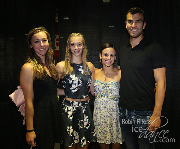 Kimmie Meissner, Polina Edmunds, Meagan Duhamel and Eric Radford