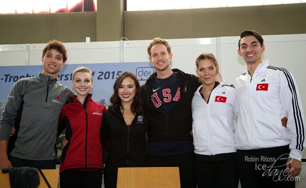 Top 3 after the Short Dance