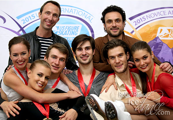 Team Gadbois with coaches