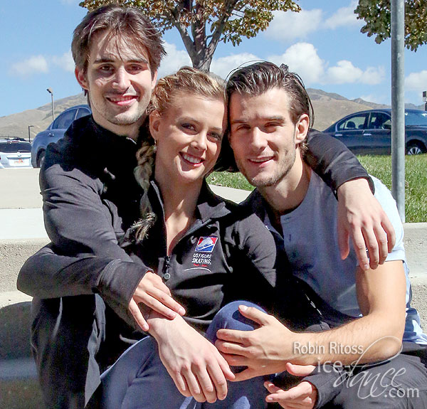 Madison Hubbell, Zachary Donohue, and Nikolaj Sorensen