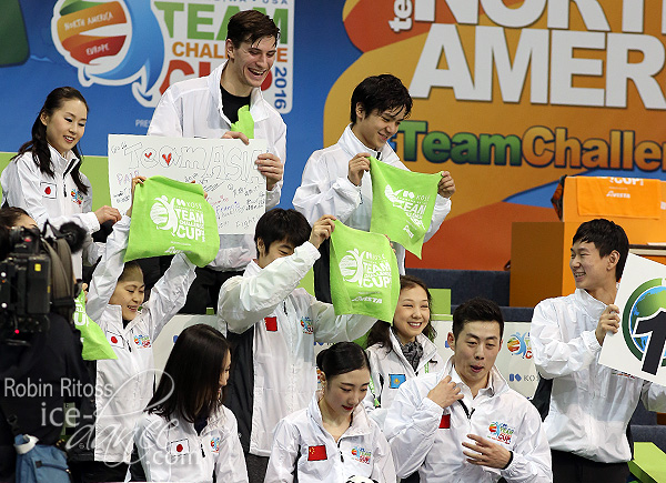 Team Asia supporting Wang & Wang