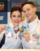 Ashley Wagner (USA) and Adam Rippon (USA)