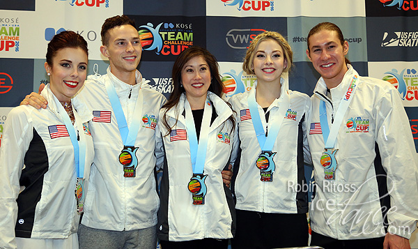 Wagner, Rippon, Yamaguchi, Gold and Brown