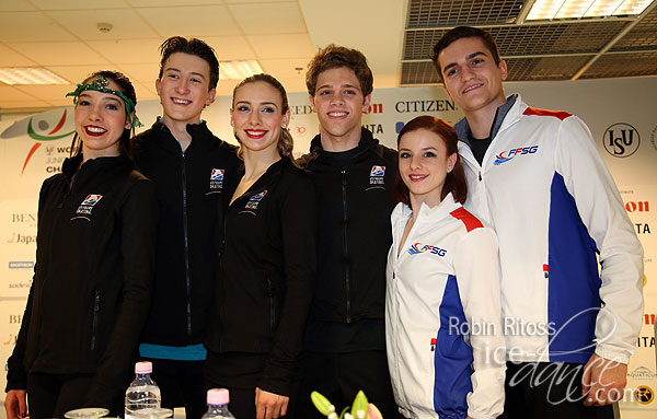 Top 3 after the short dance