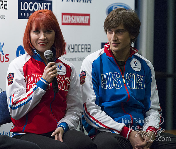 Press Conference: Tiffany Zahorski & Jonathan Guerreiro (RUS)