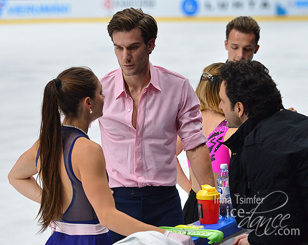 Fournier Beaudry & Sorensen with coach Patrice Lauzon