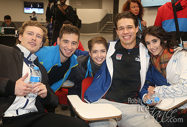 Ilia Tkachenko (ISR), Alexandra Nazarova & Maxim Nikitin (UKR), Cortney Mansour & Michal Ceska (CZE)