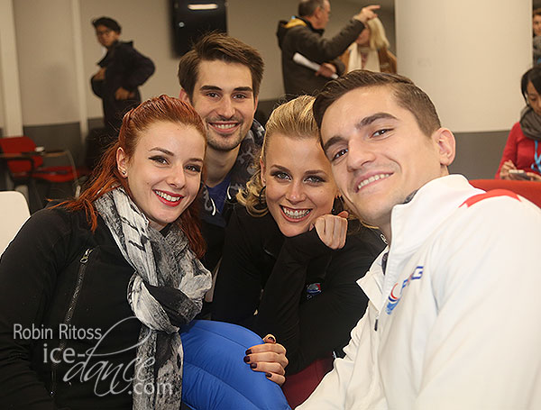 Marie-Jade Lauriault & Romain Le Gac (FRA), Madison Hubbell & Zachary Donohue (USA)