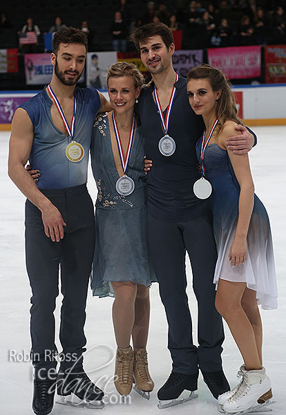 Team Gadbois: Papadakis, Cizeron, Hubbell & Donohue