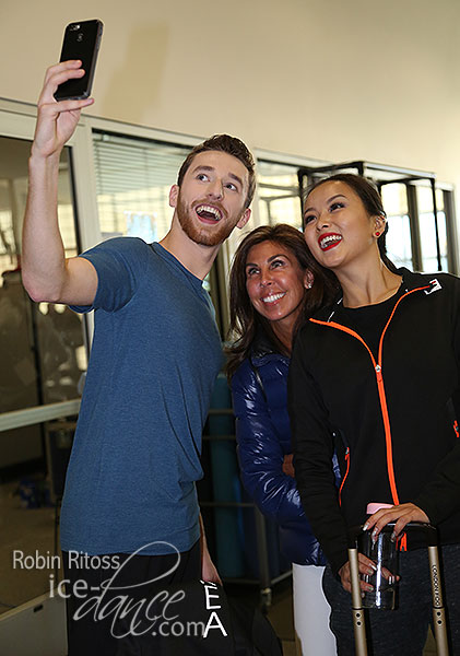 Alexander Gamelin, Yura Min and Adrienne Lenda.