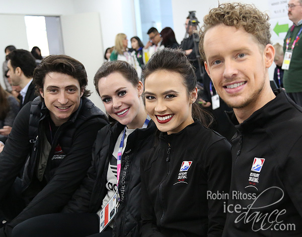 Virtue & Moir (CAN) with Chock & Bates (USA)