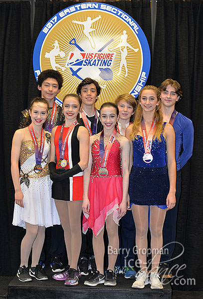 Junior dance medalists