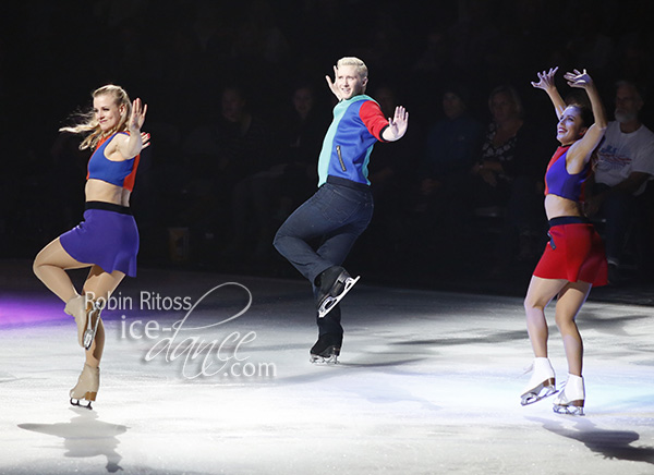 Madison Hubbell, Jeremy Abbott and Ashley Wagner