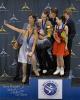 Junior Free Dance Podium