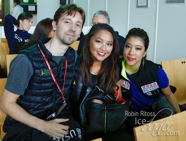 Tim McKernan & Kimberley Hew-Low (AUS) with Kana Muramoto (JPN)