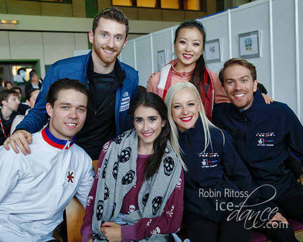 Team Novi: Mansour & Ceska (CZE), Min & Gamelin (KOR); and Coomes & Buckland (GBR)