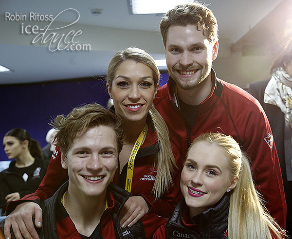 Canada's Haley Sales & Nikolas Wamsteeker and Sarah Arnold & Thomas Williams