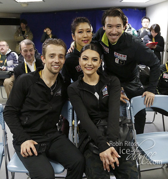 Kaitlin Hawayek & Jean-Luc Baker (USA) and Kana Muramoto & Chris Reed (JPN)