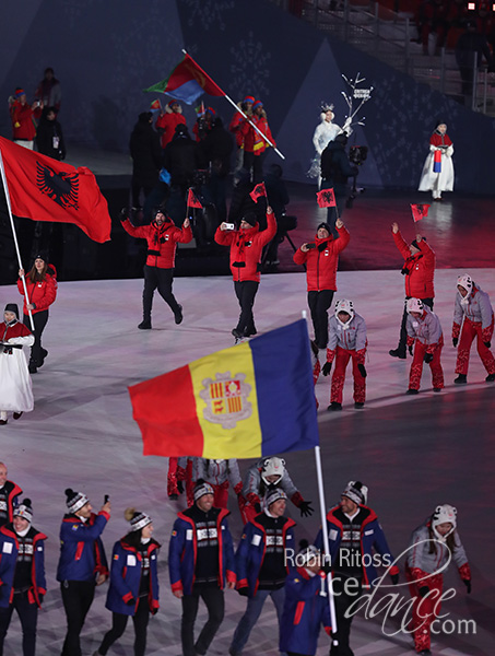 Teams from Andorra, Albania and Eritrea