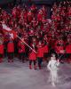 Tessa Virtue & Scott Moir lead Team Canada into the Stadium