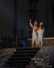 North Korea’s Jong Su Hyon and South Korea’s Park Jong-ah carry the torch