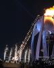 Kim lights the Olympic Cauldron