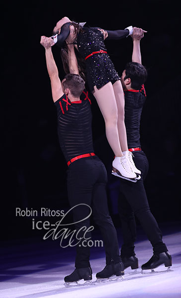 Adam Rippon, Maia Shibutani and Alex Shibutani