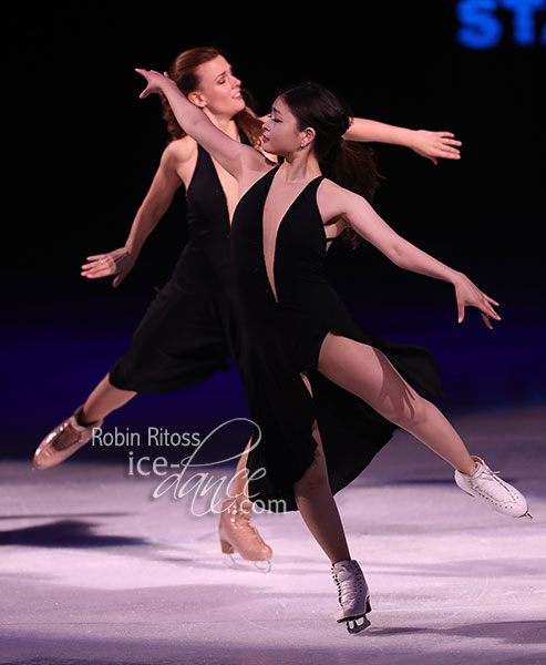 Madison Hubbell and Maia Shibutani
